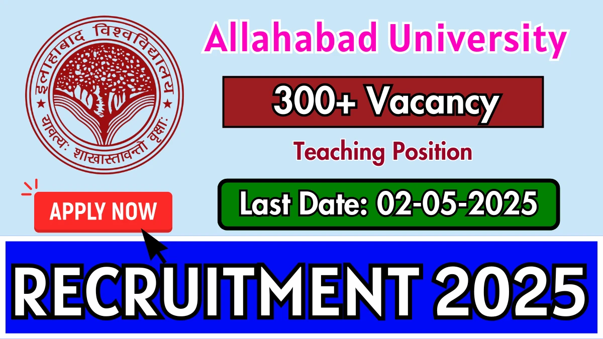 Allahabad University Faculty Recruitment 2025: जानिए पूरी जानकारी