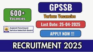GPSSB Work Assistant Recruitment 2025: 994 पदों पर बंपर भर्ती, अभी करें आवेदन!