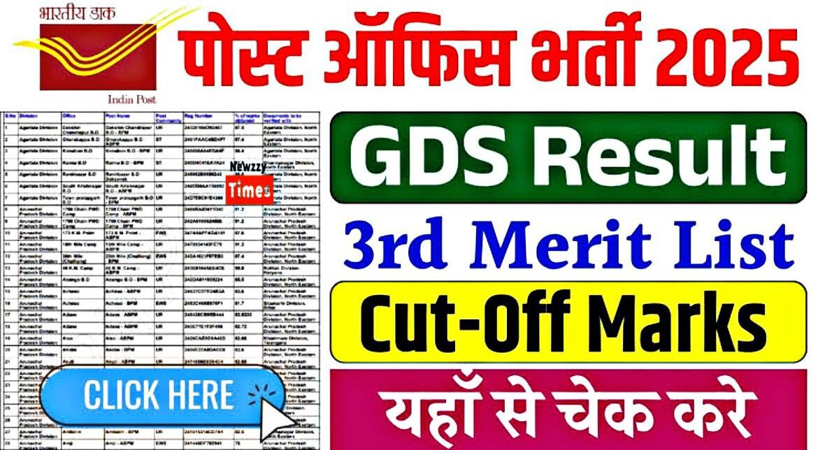 India Post GDS की तीसरी मेरिट लिस्ट जारी: जानें कैसे चेक करें अपना नाम और आगे की प्रक्रिया
