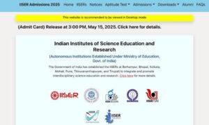 IISER Aptitude Test 2025: परीक्षा की तारीख़, एडमिट कार्ड डाउनलोड प्रक्रिया, और तैयारी के टिप्स