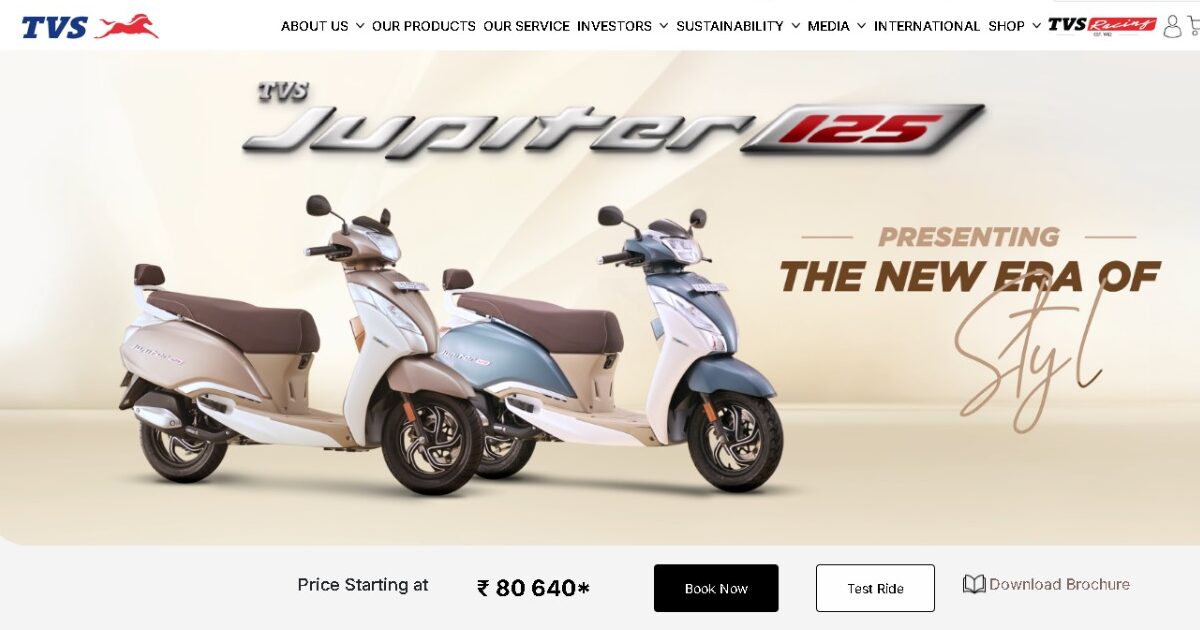 TVS Jupiter 125 Dual-Tone SXC